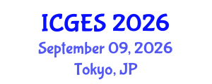 International Conference on Geology and Earth Systems (ICGES) September 09, 2026 - Tokyo, Japan