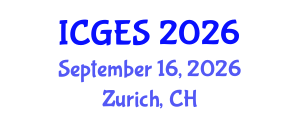 International Conference on Geology and Earth Systems (ICGES) September 16, 2026 - Zurich, Switzerland