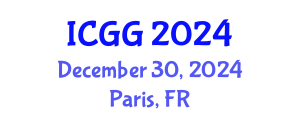 International Conference on Geology and Geophysics (ICGG) December 30, 2024 - Paris, France