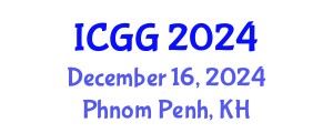 International Conference on Geology and Geophysics (ICGG) December 16, 2024 - Phnom Penh, Cambodia