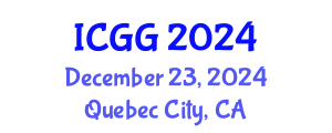 International Conference on Geology and Geophysics (ICGG) December 23, 2024 - Quebec City, Canada