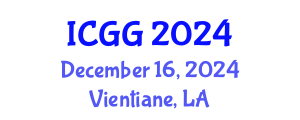 International Conference on Geology and Geophysics (ICGG) December 16, 2024 - Vientiane, Laos
