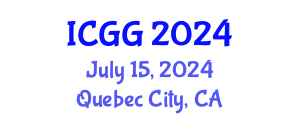 International Conference on Geology and Geophysics (ICGG) July 15, 2024 - Quebec City, Canada
