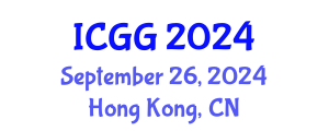 International Conference on Geology and Geophysics (ICGG) September 26, 2024 - Hong Kong, China
