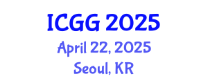 International Conference on Geology and Geophysics (ICGG) April 22, 2025 - Seoul, Republic of Korea