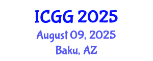 International Conference on Geology and Geophysics (ICGG) August 09, 2025 - Baku, Azerbaijan