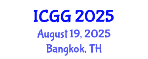 International Conference on Geology and Geophysics (ICGG) August 19, 2025 - Bangkok, Thailand