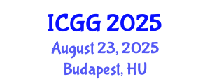 International Conference on Geology and Geophysics (ICGG) August 23, 2025 - Budapest, Hungary