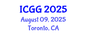 International Conference on Geology and Geophysics (ICGG) August 09, 2025 - Toronto, Canada