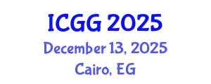 International Conference on Geology and Geophysics (ICGG) December 13, 2025 - Cairo, Egypt