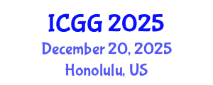 International Conference on Geology and Geophysics (ICGG) December 20, 2025 - Honolulu, United States