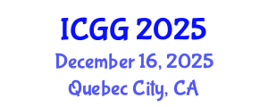 International Conference on Geology and Geophysics (ICGG) December 16, 2025 - Quebec City, Canada
