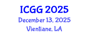 International Conference on Geology and Geophysics (ICGG) December 13, 2025 - Vientiane, Laos
