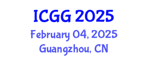 International Conference on Geology and Geophysics (ICGG) February 04, 2025 - Guangzhou, China