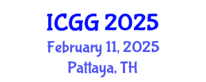 International Conference on Geology and Geophysics (ICGG) February 11, 2025 - Pattaya, Thailand