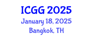 International Conference on Geology and Geophysics (ICGG) January 18, 2025 - Bangkok, Thailand