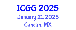 International Conference on Geology and Geophysics (ICGG) January 21, 2025 - Cancún, Mexico