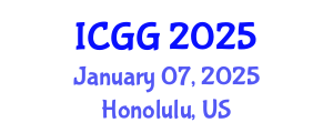 International Conference on Geology and Geophysics (ICGG) January 07, 2025 - Honolulu, United States