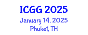International Conference on Geology and Geophysics (ICGG) January 14, 2025 - Phuket, Thailand