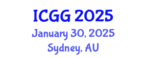 International Conference on Geology and Geophysics (ICGG) January 30, 2025 - Sydney, Australia