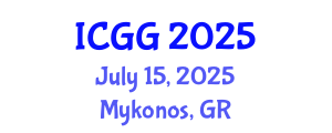 International Conference on Geology and Geophysics (ICGG) July 15, 2025 - Mykonos, Greece