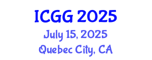 International Conference on Geology and Geophysics (ICGG) July 15, 2025 - Quebec City, Canada
