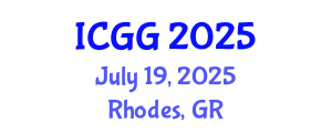 International Conference on Geology and Geophysics (ICGG) July 19, 2025 - Rhodes, Greece