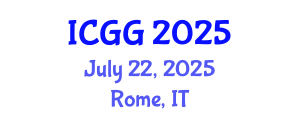 International Conference on Geology and Geophysics (ICGG) July 22, 2025 - Rome, Italy