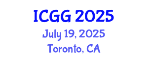 International Conference on Geology and Geophysics (ICGG) July 19, 2025 - Toronto, Canada
