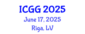 International Conference on Geology and Geophysics (ICGG) June 17, 2025 - Riga, Latvia