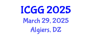 International Conference on Geology and Geophysics (ICGG) March 29, 2025 - Algiers, Algeria