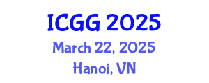 International Conference on Geology and Geophysics (ICGG) March 22, 2025 - Hanoi, Vietnam