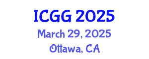International Conference on Geology and Geophysics (ICGG) March 29, 2025 - Ottawa, Canada