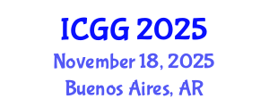 International Conference on Geology and Geophysics (ICGG) November 18, 2025 - Buenos Aires, Argentina