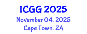 International Conference on Geology and Geophysics (ICGG) November 04, 2025 - Cape Town, South Africa