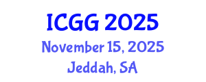 International Conference on Geology and Geophysics (ICGG) November 15, 2025 - Jeddah, Saudi Arabia