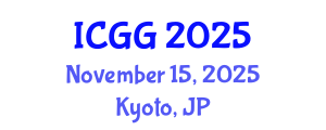 International Conference on Geology and Geophysics (ICGG) November 15, 2025 - Kyoto, Japan