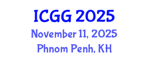 International Conference on Geology and Geophysics (ICGG) November 11, 2025 - Phnom Penh, Cambodia