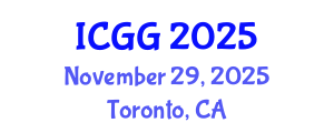 International Conference on Geology and Geophysics (ICGG) November 29, 2025 - Toronto, Canada