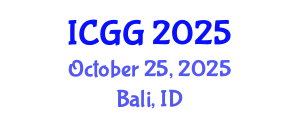 International Conference on Geology and Geophysics (ICGG) October 25, 2025 - Bali, Indonesia