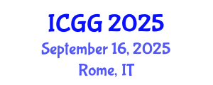 International Conference on Geology and Geophysics (ICGG) September 16, 2025 - Rome, Italy