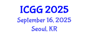 International Conference on Geology and Geophysics (ICGG) September 16, 2025 - Seoul, Republic of Korea