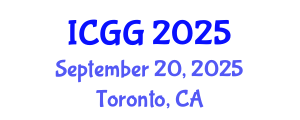 International Conference on Geology and Geophysics (ICGG) September 20, 2025 - Toronto, Canada