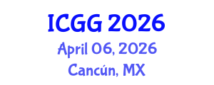 International Conference on Geology and Geophysics (ICGG) April 06, 2026 - Cancún, Mexico International Conference on Geology and Geophysics (ICGG) April 06, 2026 - Cancún, Mexico