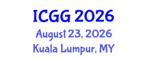 International Conference on Geology and Geophysics (ICGG) August 23, 2026 - Kuala Lumpur, Malaysia International Conference on Geology and Geophysics (ICGG) August 23, 2026 - Kuala Lumpur, Malaysia