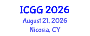 International Conference on Geology and Geophysics (ICGG) August 21, 2026 - Nicosia, Cyprus International Conference on Geology and Geophysics (ICGG) August 21, 2026 - Nicosia, Cyprus
