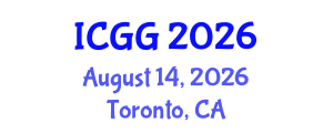 International Conference on Geology and Geophysics (ICGG) August 14, 2026 - Toronto, Canada International Conference on Geology and Geophysics (ICGG) August 14, 2026 - Toronto, Canada