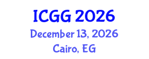 International Conference on Geology and Geophysics (ICGG) December 13, 2026 - Cairo, Egypt International Conference on Geology and Geophysics (ICGG) December 13, 2026 - Cairo, Egypt