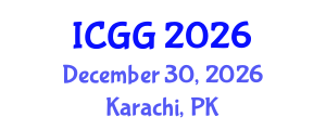 International Conference on Geology and Geophysics (ICGG) December 30, 2026 - Karachi, Pakistan