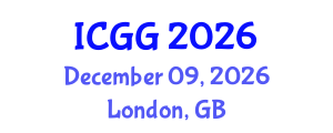 International Conference on Geology and Geophysics (ICGG) December 09, 2026 - London, United Kingdom International Conference on Geology and Geophysics (ICGG) December 09, 2026 - London, United Kingdom
